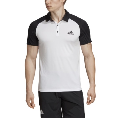 adidas Polo tenisowe Club CB biały/czarny męski (rozm. L)